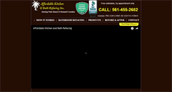 Desktop Screenshot of affordablekitchenrefacing.com